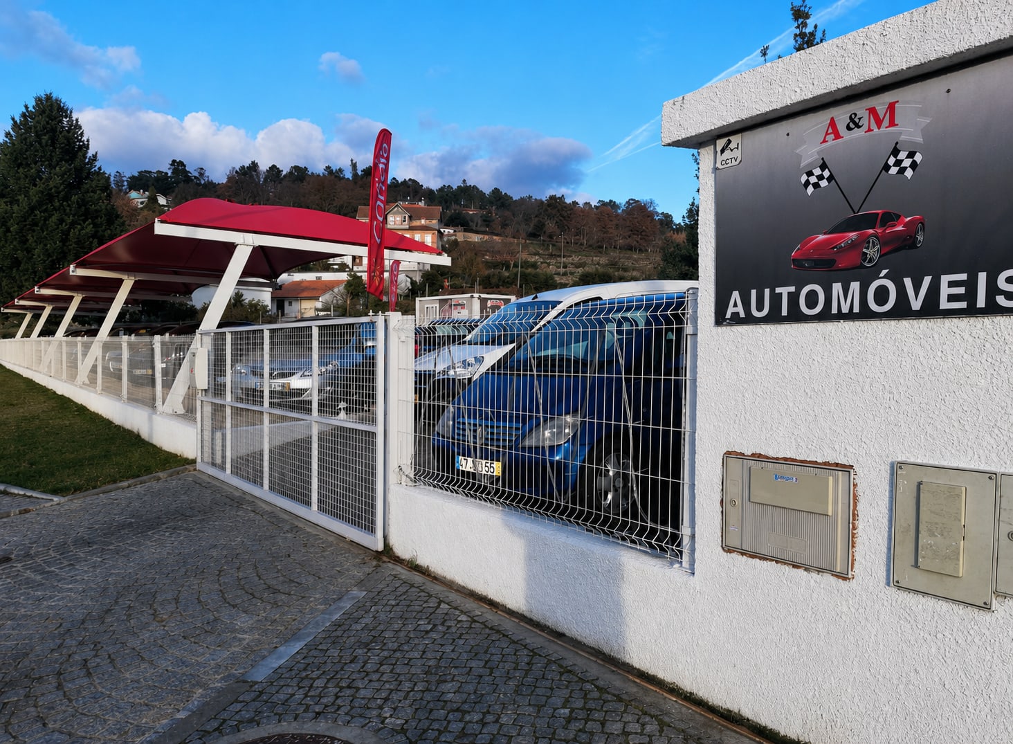 Stand da A&M Automóveis em São Pedro do Sul
